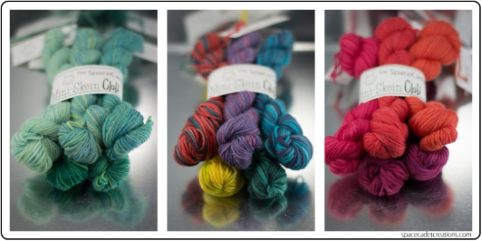 The SpaceCadet's Mini-Skein Club - SpaceCadet Hand-dyed Yarns