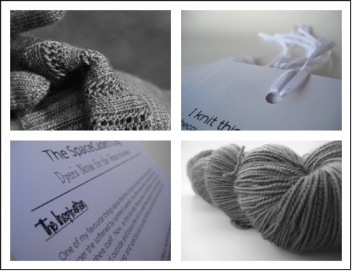 A sneak peek of SpaceCadet Creations InterStellar Yarn Alliance yarn club parce