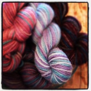 The first yarn the SpaceCadet ever dyed