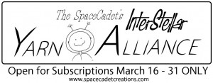 SpaceCadet Creations InterStellar Yarn Alliance yarn club will open for subscriptions from March 16-31 only