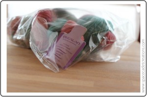 A little extra treat included in a parcel of SpaceCadet Creations yarn for knitting and crochet