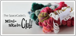 SpaceCadet Creations Mini-Skein Club for knitters and crocheters