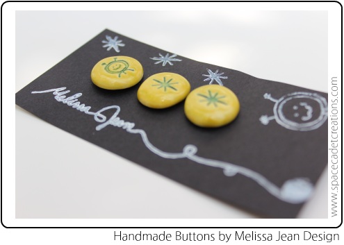 Hand-Made SpaceCadet Buttons by Melissa Jean Designs