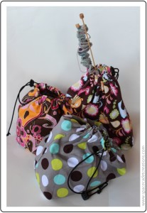 Project Bags for knitting or crochet by CristineCreates