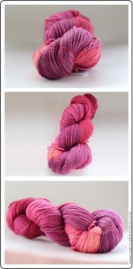 SpaceCadet Estelle yarn in the Yarn Alliance colourway Juicy