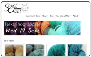 Click to see the SpaceCadet's new yarn shop!