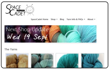 Click to see the SpaceCadet's new yarn shop!