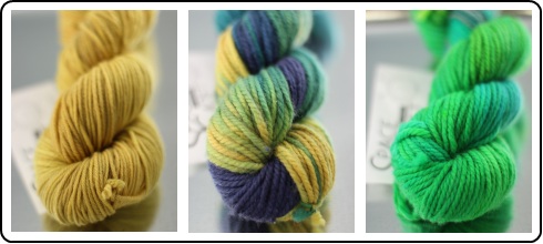 The SpaceMonster Mega Yarn Club, from SpaceCadet Creations