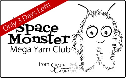 The SpaceMonster Mega Yarn Club from SpaceCadet Creations