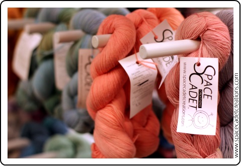 The SpaceCadet's Hand-dyed Yarns at the Pittsburgh Knit & Crochet Festival