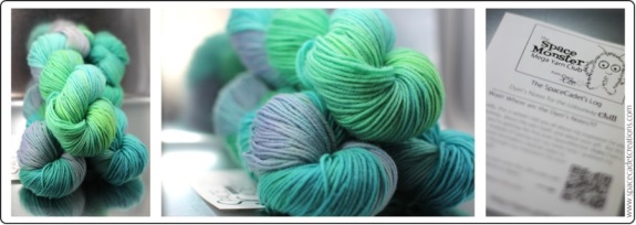 Chill, the latest yarn from the SpaceMonster Mega-Yarn Club