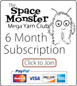 Click Here to grab a 6 Month Subscription to the SpaceMonsters MegaYarn Club