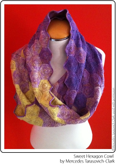 The Sweet Hexagon Cowl by Mercedes Tarasovich-Clark