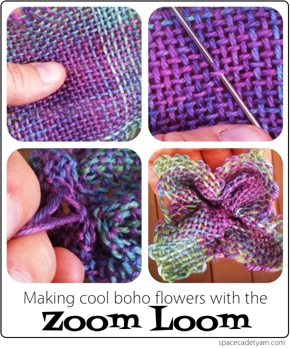 How to Make a Loom Flower  Loom crochet, Loom knitting patterns