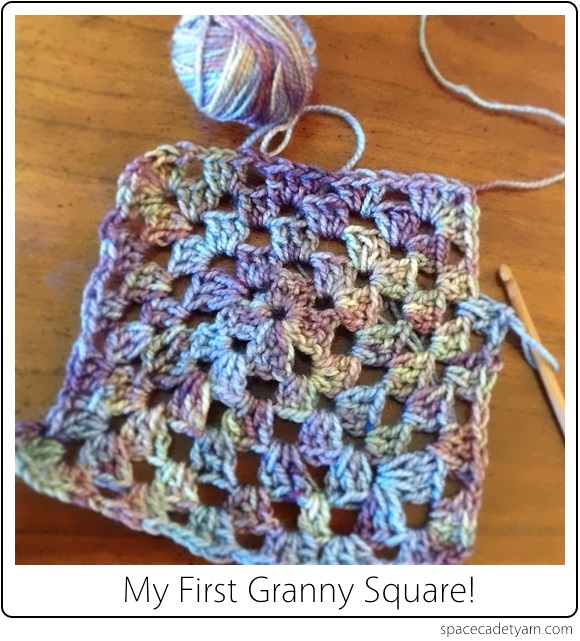 The SpaceCadet's first Granny Square