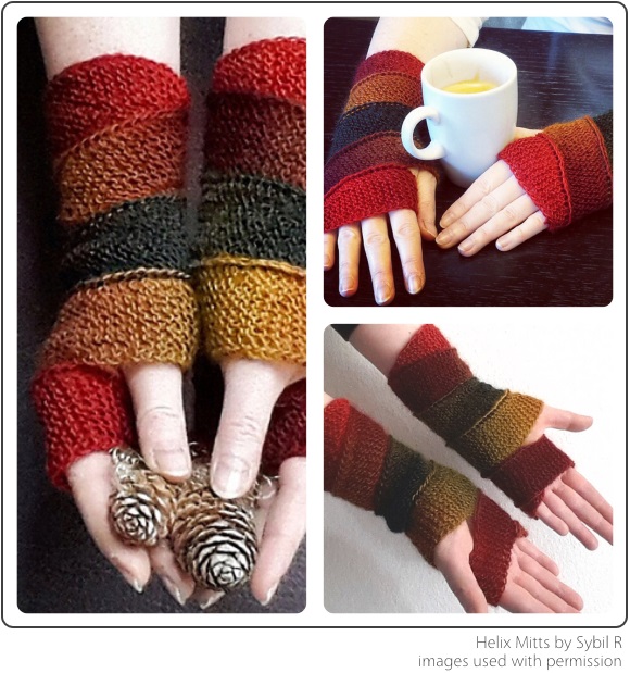 Helix Mitts by Sybil R