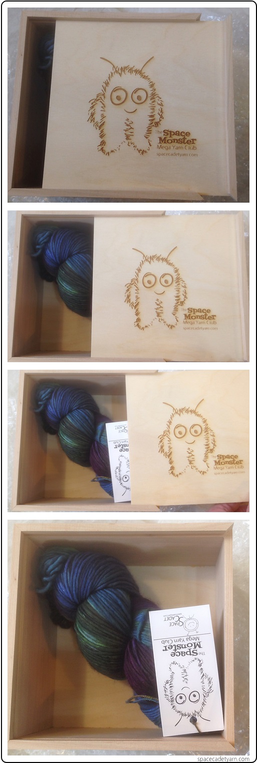 The SpaceMonster Mega Yarn Club Gift for Dec 2014