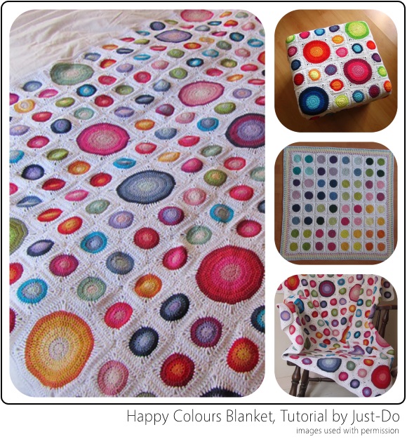 Happy Colours Blanket & Tutorial by Just-Do