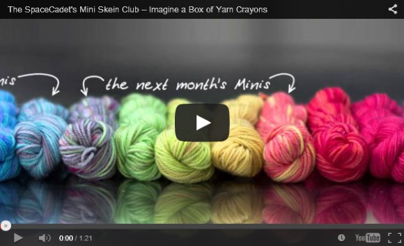 Click to learn about the SpaceCadet's Mini-Skein Club!