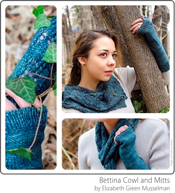 Bettina Cowl and Mitts by Elizabeth Green Musselman