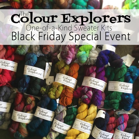 The SpaceCadet's Colour Explorers One-of-a-Kind Sweater Kit Black Friday Special Event 580