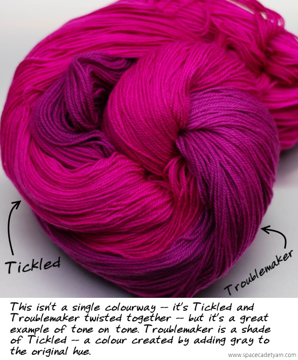 Twisted and Tickled -- a good example of tone on tone