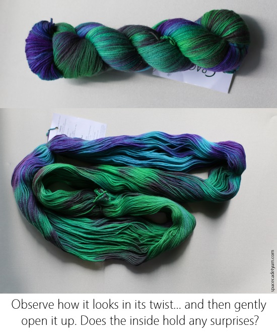 How to Untwist and Retwist a Skein - SpaceCadet Hand-dyed Yarns