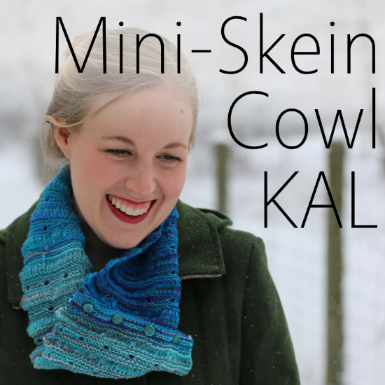 Feather Wave Cowl Yarn Kit, Hand Knit