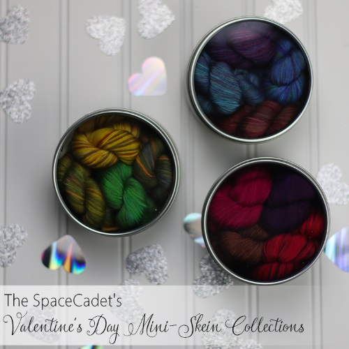 Valentine's Day Yarn: the SpaceCadet's Valentine's Day Mini-Skein Collections