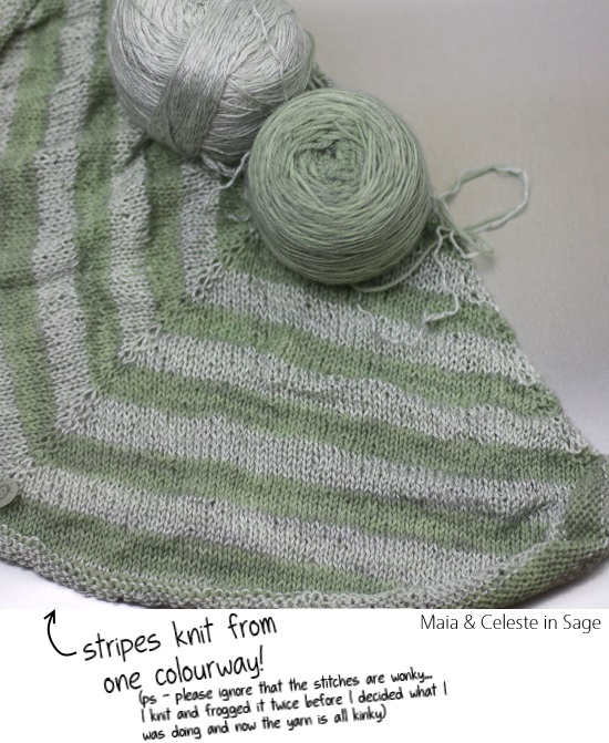 YTAP C202 Scrumptious Stripes Blanket - Around the Table Yarns
