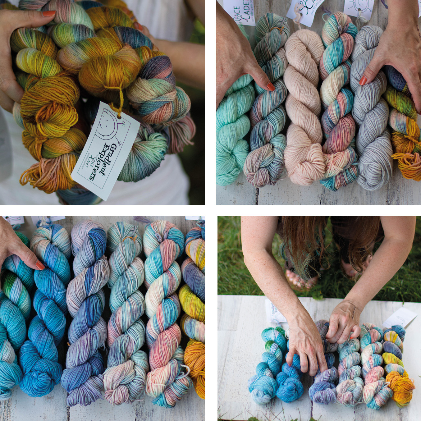 How to Untwist and Retwist a Skein - SpaceCadet Hand-dyed Yarns